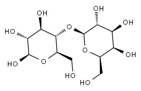 β-乳糖, 5965-66-2, 结构式