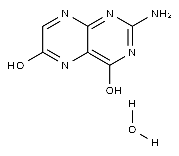 XANTHOPTERIN MONOHYDRATE Structure