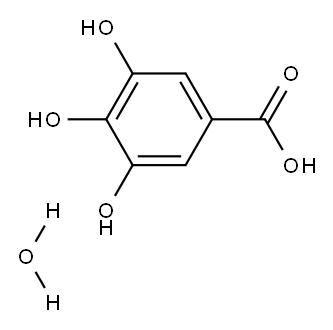 一水没食子酸, 5995-86-8, 结构式