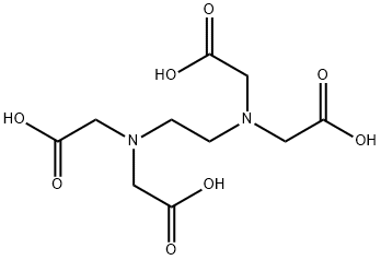 Ethylenediaminetetraacetic acid Struktur