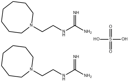 グアネチジン ヘミスルフェート 化学構造式