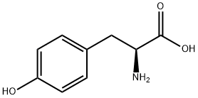 L-(-)-チロシン 化学構造式