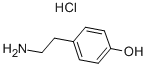 Tyramine hydrochloride Struktur