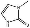 2-メルカプト-1-メチルイミダゾール 化学構造式