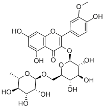 ISORHAMNETIN-3-RUTINOSIDE Structure