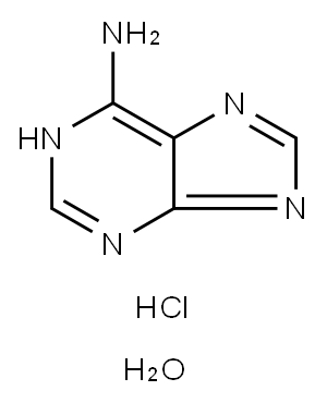 Adenine hydrochloride hemihydrate Structure