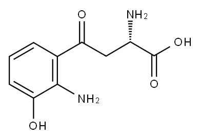 L-3-羟基犬尿氨酸 结构式
