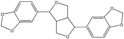 芝麻素 结构式