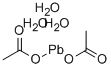 乙酸铅三水合物, 6080-56-4, 结构式