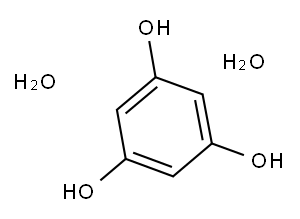 间苯三酚二水合物, 6099-90-7, 结构式