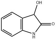1,3-ジヒドロ-3-ヒドロキシ-2H-インドール-2-オン 化学構造式