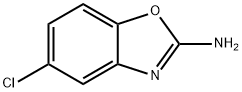 2-アミノ-5-クロロベンゾオキサゾール 化学構造式