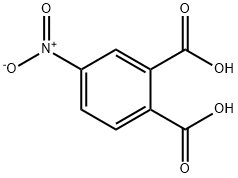 4-硝基邻苯二甲酸, 610-27-5, 结构式