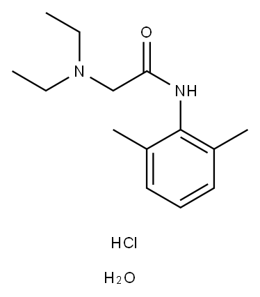 盐酸利多卡因, 6108-05-0, 结构式