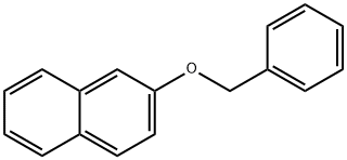 ベンジル 2-ナフチル エーテル 化学構造式