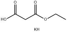 丙二酸单乙酯钾盐, 6148-64-7, 结构式