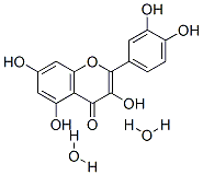 二水槲皮素, 6151-25-3, 结构式