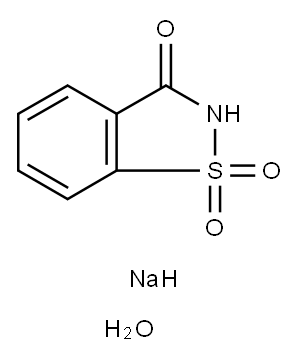 Saccharin sodium dihydrate Structure