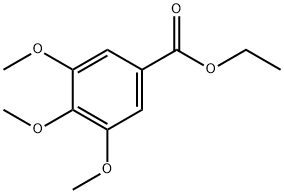 3,4,5-トリメトキシ安息香酸エチル 化学構造式