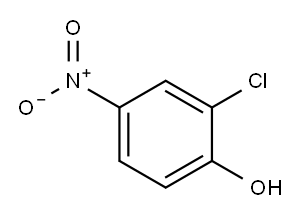 2-氯-4-硝基苯酚, 619-08-9, 结构式