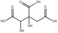 2-羟基柠檬酸, 6205-14-7, 结构式