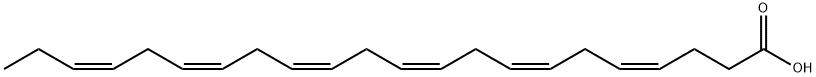 二十二碳六烯酸, 6217-54-5, 结构式