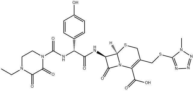 头孢哌酮, 62893-19-0, 结构式