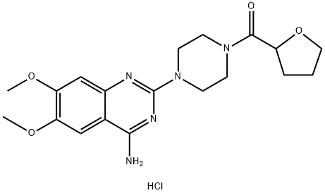 盐酸特拉唑嗪, 63074-08-8, 结构式