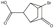 EXO-2-BROMO-5-OXO-BICYCLO[2.2.1]HEPTANE-SYN-7-CARBOXYLIC ACID Struktur