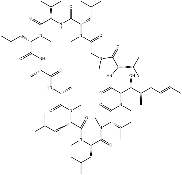 CYCLOSPORIN D Structure