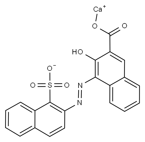 3-ヒドロキシ-4-[(1-スルホナフタレン-2-イル)アゾ]-2-ナフタレンカルボン酸カルシウム