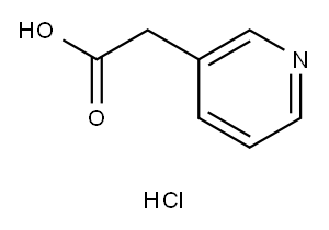 吡啶-3-乙酸盐酸盐, 6419-36-9, 结构式
