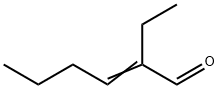 2-乙基-2-己烯醛, 645-62-5, 结构式