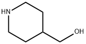 4-ピペリジンメタノール 化学構造式