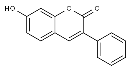 7-羟基-3-苯基-2H-苯并吡喃-2-酮, 6468-96-8, 结构式