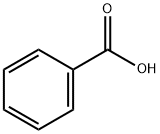 Benzoic acid Struktur