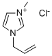 1-烯丙基-3-甲基氯化咪唑, 65039-10-3, 结构式