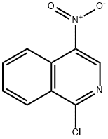 1-クロロ-4-ニトロイソキノリン 化学構造式