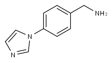1-[4-(1H-Imidazol-1-yl)phenyl]methanamine Struktur
