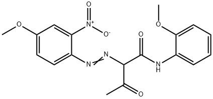 2-[(4-メトキシ-2-ニトロフェニル)アゾ]-N-(2-メトキシフェニル)-3-オキソブタンアミド