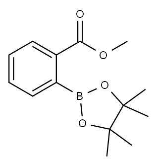 METHYL 2-(4,4,5,5-TETRAMETHYL-1,3,2-DIOXABOROLAN-2-YL)BENZOATE Struktur