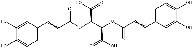 菊苣酸, 6537-80-0, 结构式