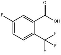 5-氟-2-三氟甲基苯甲酸, 654-99-9, 结构式
