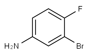 3-溴-4-氟苯胺, 656-64-4, 结构式