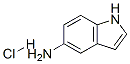 1H-インドール-5-アミン/塩酸,(1:x) 化学構造式