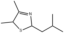 4,5-Dimethyl-2-isobutyl-3-thiazoline Structure