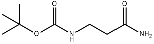 3-BOC氨基丙酰胺, 65983-35-9, 结构式