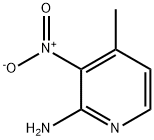 2-アミノ-4-メチル-3-ニトロピリジン 化学構造式