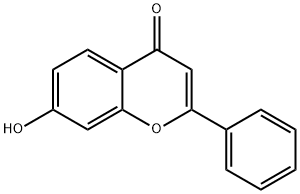 7-羟基黄酮 结构式