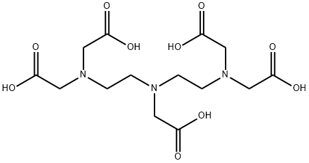 Diethylenetriaminepentaacetic acid Structure